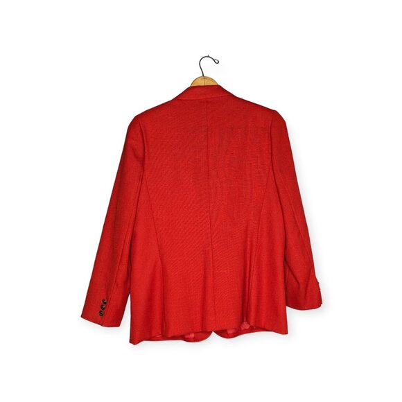 Vintage The Fashion Place Red Blazer Size 18 - Picture 4 of 13